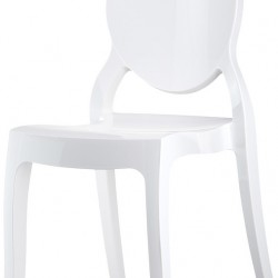 Стол Елизабет бял поликарбонат - Bogdan Furniture Am