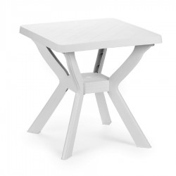 Пластмасова маса Рено 70/70/72h бяла - Bogdan Furniture Am