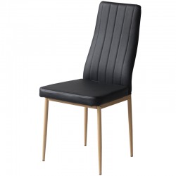 Стол AM-A-311 черна кожа - Bogdan Furniture Am