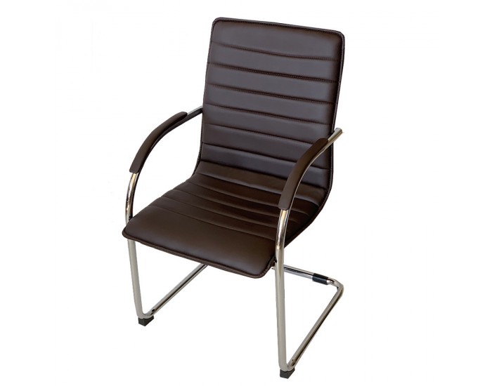 Офис стол B-46 посетителски кафяв