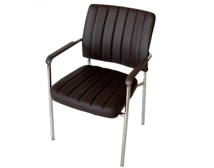 Офис стол B-35 посетителски кафяв