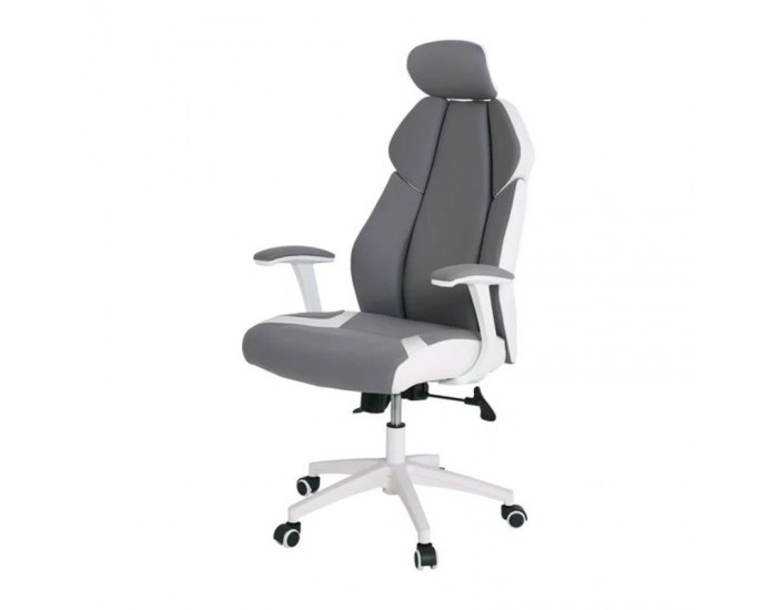 Офис стол 8300 сив/бял