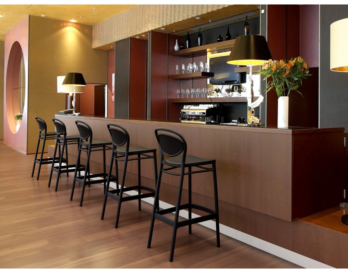 Бар стол Марсел черен