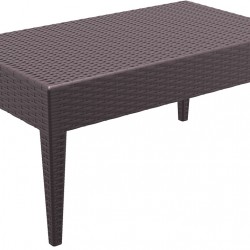 Пластмасова маса Маями 92/53/45h кафява - Bogdan Furniture Am