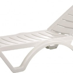 Шезлонг Аква бял - Bogdan Furniture Am