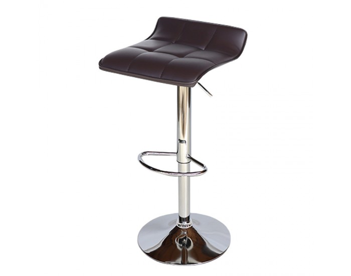 Бар стол Калипсо -5 кожа -кафява Бар стол Калипсо -5 кожа -кафява