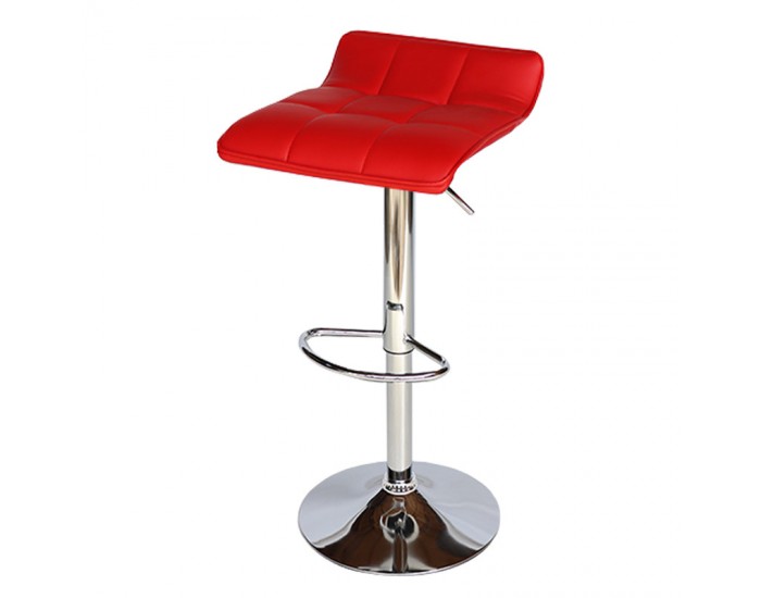 Бар стол Калипсо -5 кожа -червена