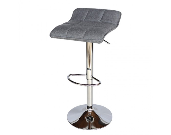 Бар стол Калипсо -5 текстил -сив Бар стол Калипсо -5 текстил -сив