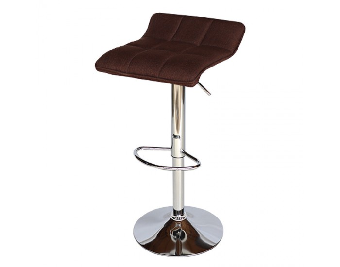 Бар стол Калипсо -5 текстил -тъмно кафяв Бар стол Калипсо -5 текстил -тъмно кафяв