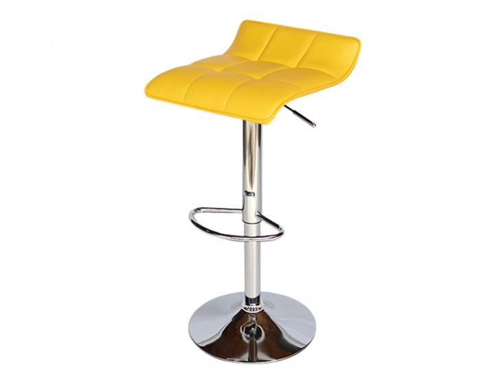 Бар стол Калипсо -5 кожа-жълта