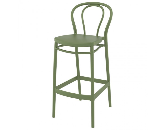 Бар стол Виктор маслено зелен Бар стол Виктор маслено зелен