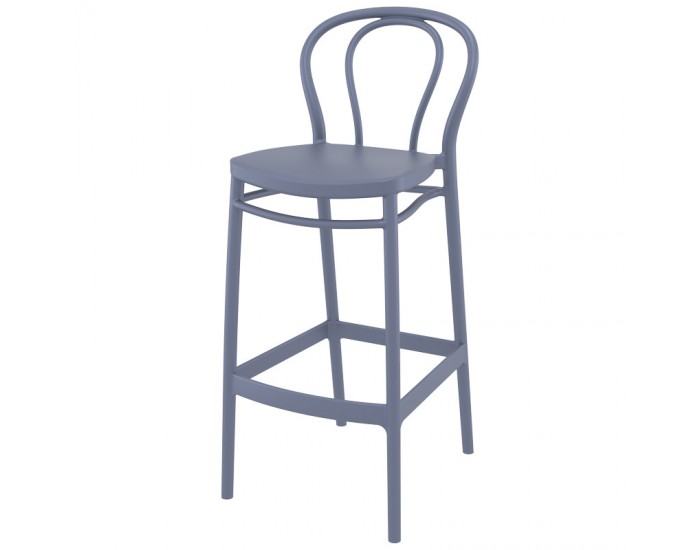 Бар стол Виктор тъмно сив Бар стол Виктор тъмно сив