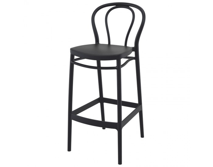 Бар стол Виктор черен