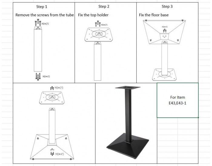 Бар стойка AM-Е43-1