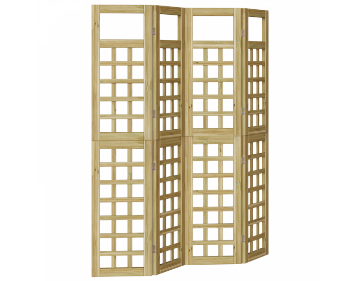 Sonata H Екран за уединение 4 панели от обработено дърво