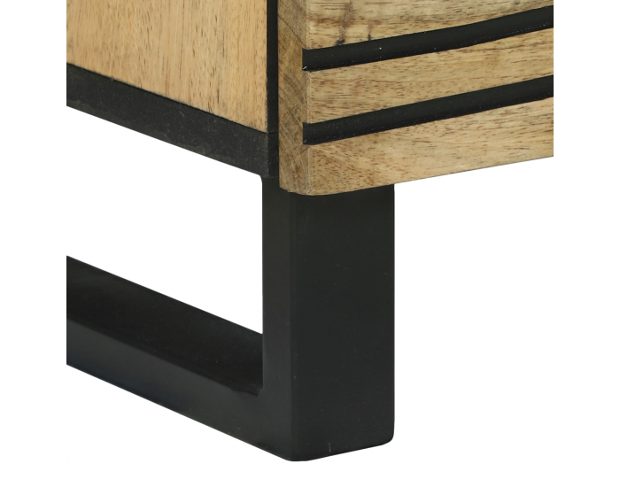 Sonata H Шкаф с размери 40x33.5x75 см от мангово дърво и инженерно дърво