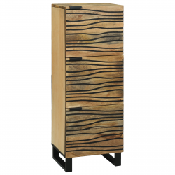 Sonata H височинен бюфет 40x33.5x110 см от масивна мангова дървесина - ТВ шкафове