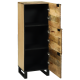 Sonata H височинен бюфет 40x33.5x110 см от масивна мангова дървесина Sonata H височинен бюфет 40x33.5x110 см от масивна мангова дървесина