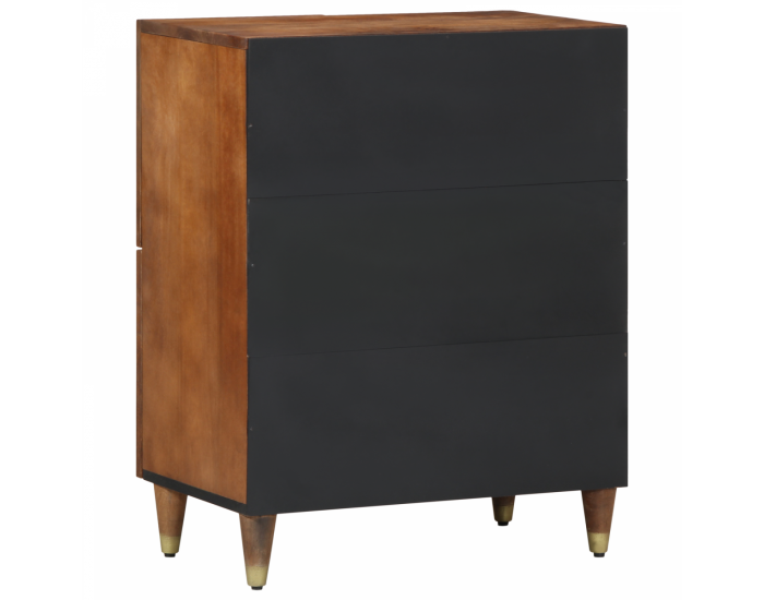 Sonata H Стойка Меденокафяво Масивна акациева дървесина 60 x 33 x 75 см