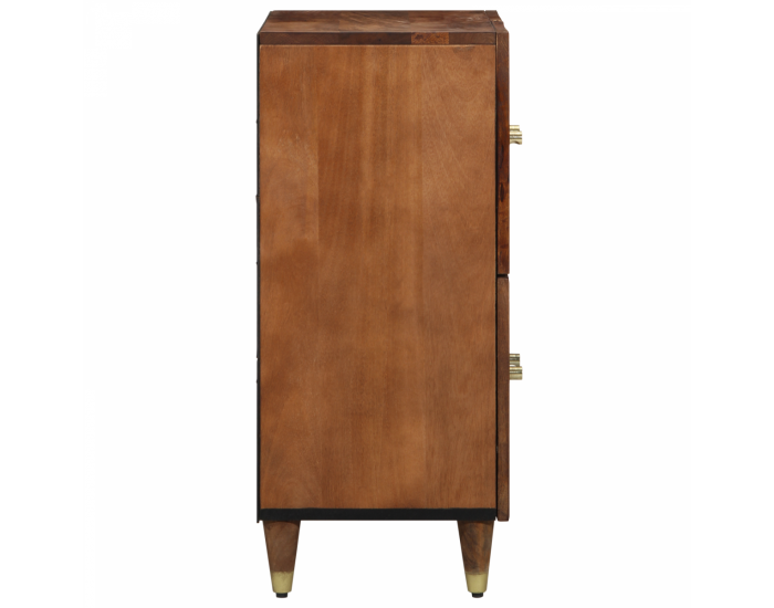 Sonata H Стойка Меденокафяво Масивна акациева дървесина 60 x 33 x 75 см