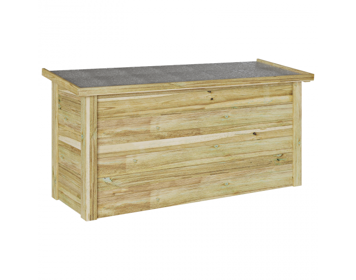 Sonata H Кутия за съхранение 44x119x57 см Импрегнирано дърво Sonata H Кутия за съхранение 44x119x57 см Импрегнирано дърво