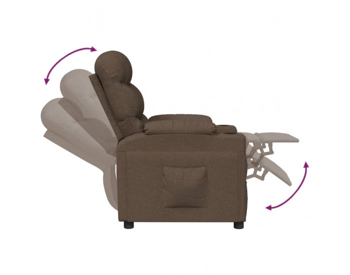 Sonata H Стол наклоняем, кафяв, текстил