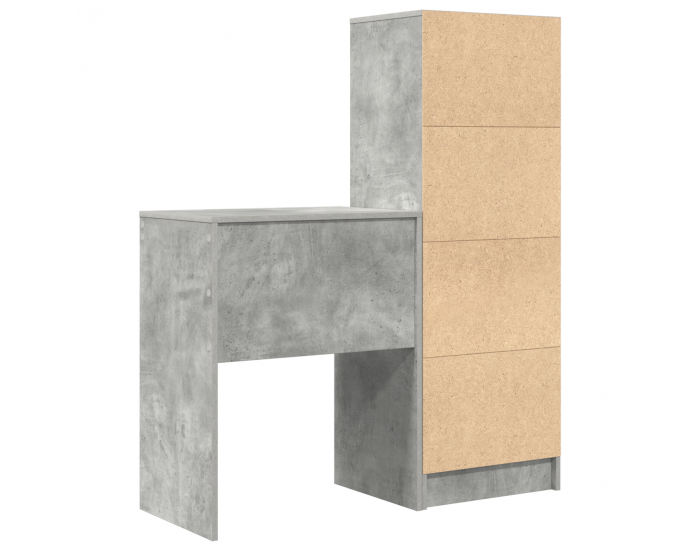 Sonata H Бюро със съхранение от бетон