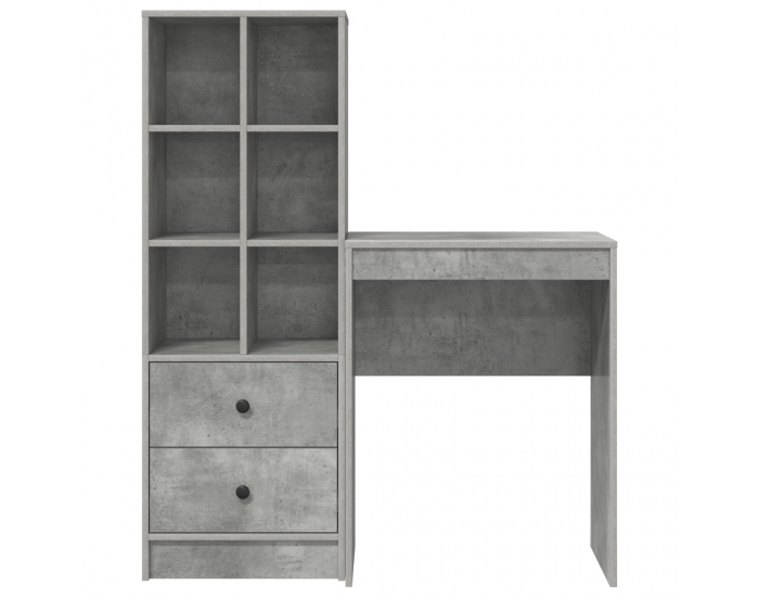Sonata H Бюро със съхранение от бетон