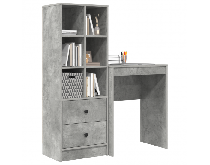 Sonata H Бюро със съхранение от бетон