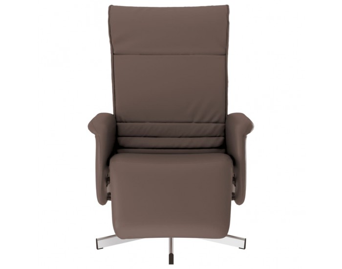 Sonata H Наклоняем стол с поставка за крака, кафяв, изкуствена кожа