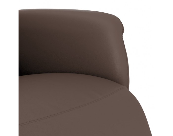 Sonata H Наклоняем стол с поставка за крака, кафяв, изкуствена кожа