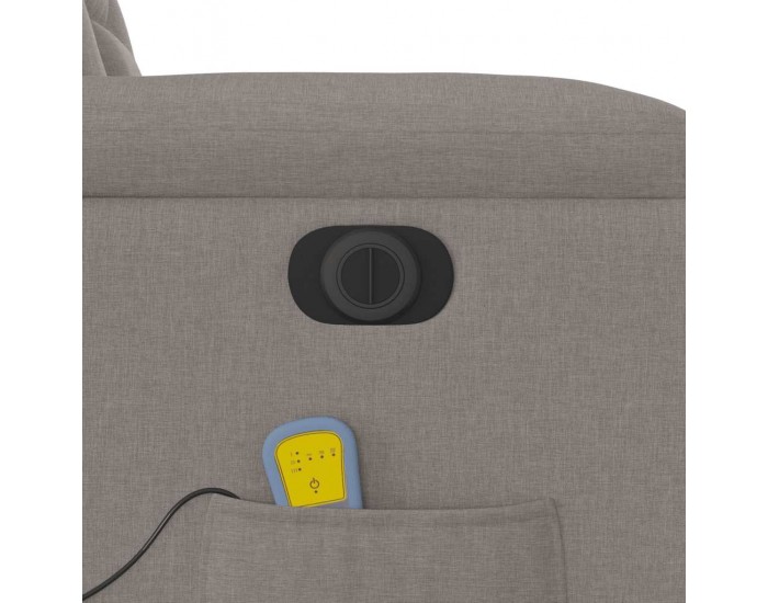 Sonata H Електрически масажен наклоняем стол, таупе, текстил