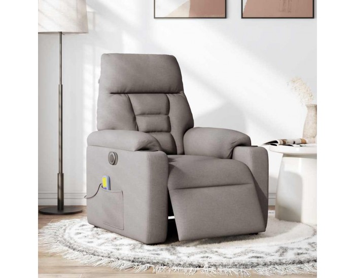 Sonata H Електрически масажен наклоняем стол, таупе, текстил