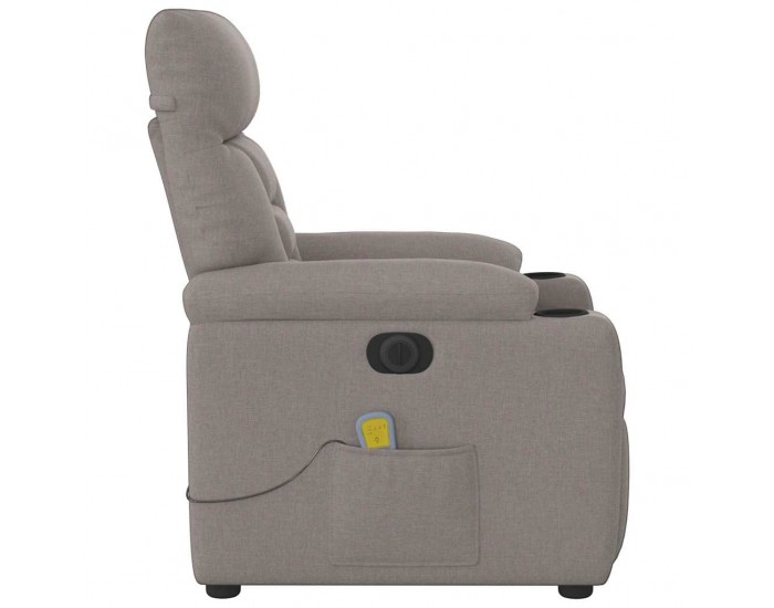 Sonata H Електрически масажен наклоняем стол, таупе, текстил