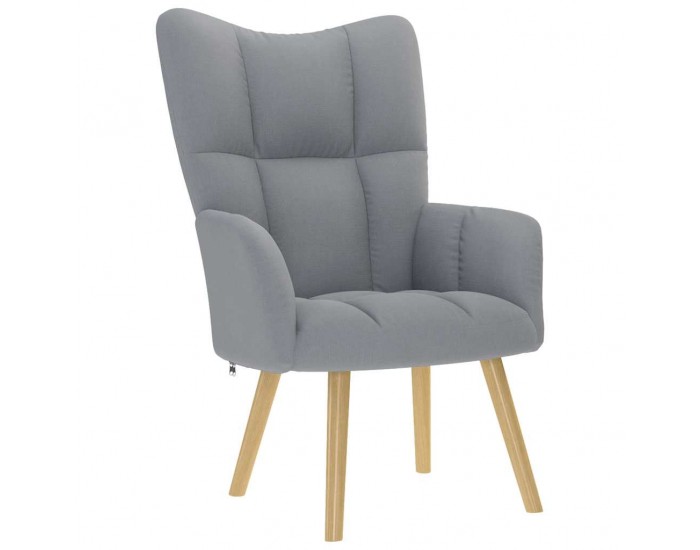 Sonata H Релакс стол, светлосив, текстил