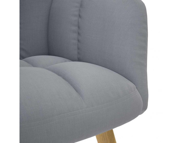 Sonata H Релакс стол, светлосив, текстил