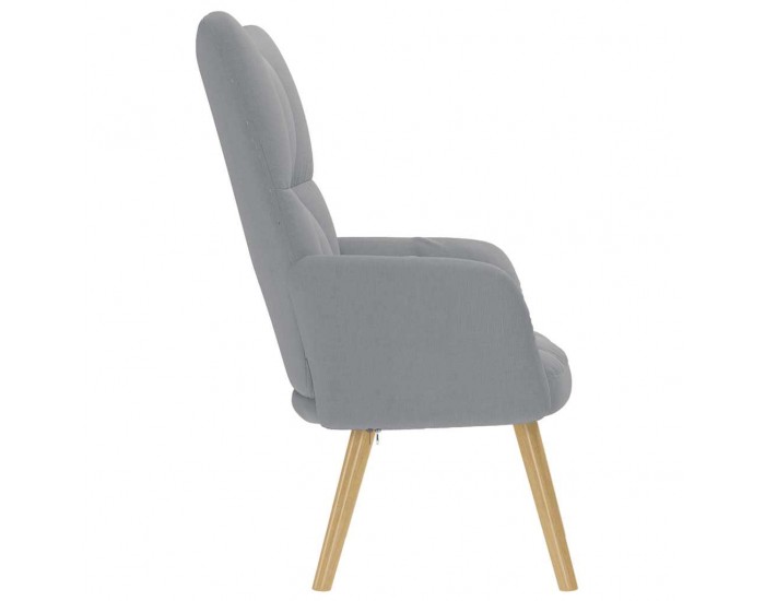 Sonata H Релакс стол, светлосив, текстил