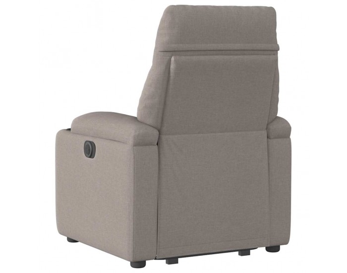 Sonata H Електрически изправящ реклайнер стол, таупе, текстил