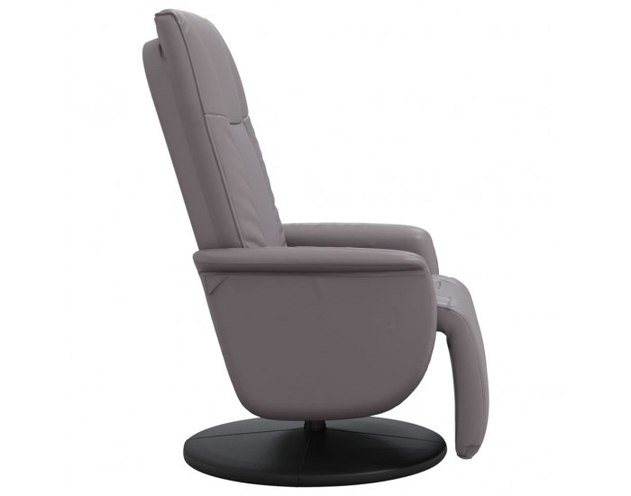 Sonata H Наклоняем стол с поставка за крака, сив, изкуствена кожа