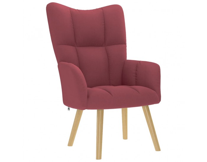 Sonata H Релаксиращ стол, виненочервен, плат