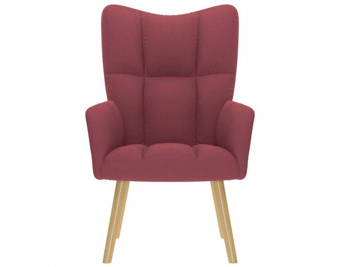 Sonata H Релаксиращ стол, виненочервен, плат