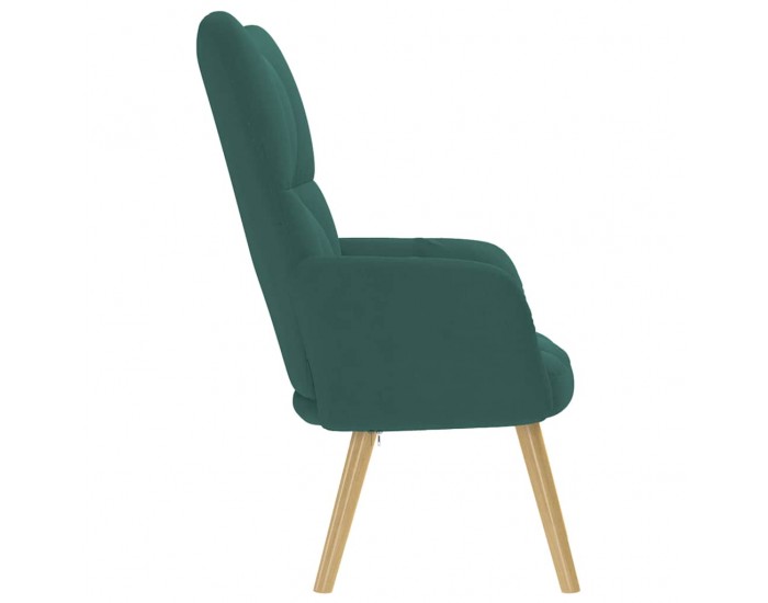 Sonata H Релакс стол, тъмнозелен, текстил