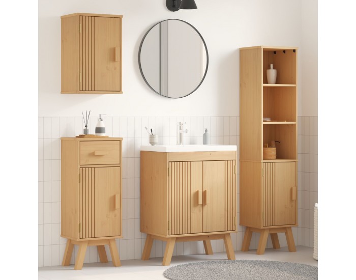 Sonata H 4 Часов Комплект Мебели за Баня от Масивна Дървесина Бор