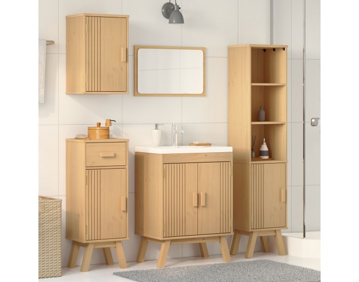 Sonata H 4 Часов Комплект Мебели за Баня от Масивна Дървесина Бор