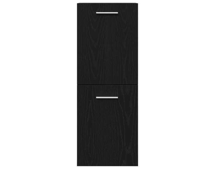 Sonata H Комплект мебели за баня от 3 части Черен дъб от инженерна дървесина