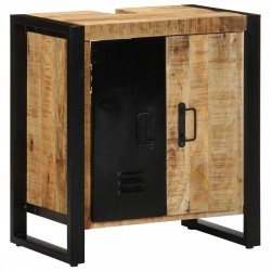 Sonata H Кабинет за баня 55x35x60 см от масивно мангово дърво - Комплекти
