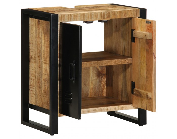 Sonata H Кабинет за баня 55x35x60 см от масивно мангово дърво