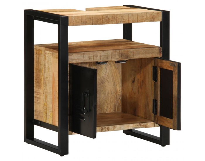 Sonata H Кабинет за мивка 55x35x60 см Плътно мангово дърво