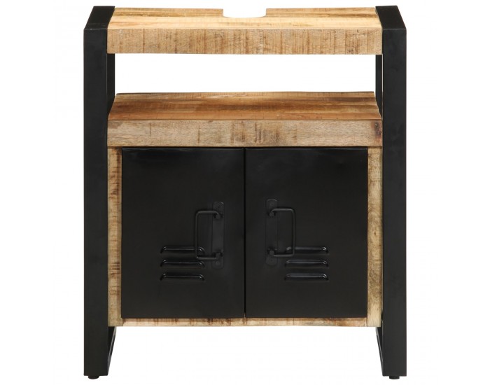 Sonata H Кабинет за мивка 55x35x60 см Плътно мангово дърво