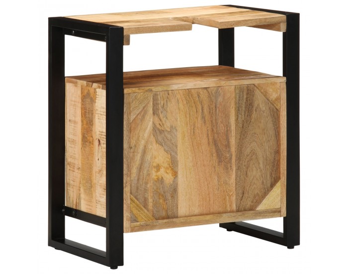 Sonata H Кабинет за мивка 55x35x60 см Плътно мангово дърво